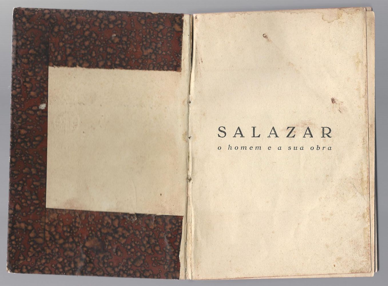 Salazar - O Homem e a sua Obra (publicado em 1933)