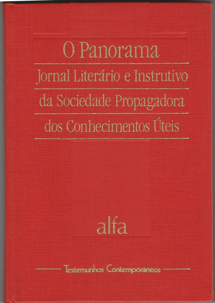 O Panorama - Jornal Literário e Instrutivo da Sociedade Propagadora dos Conhecimentos Úteis